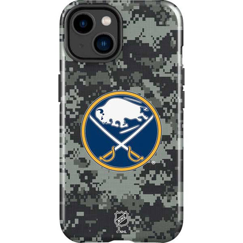NHL Buffalo Sabres Camo iPhone 15 Impact Case